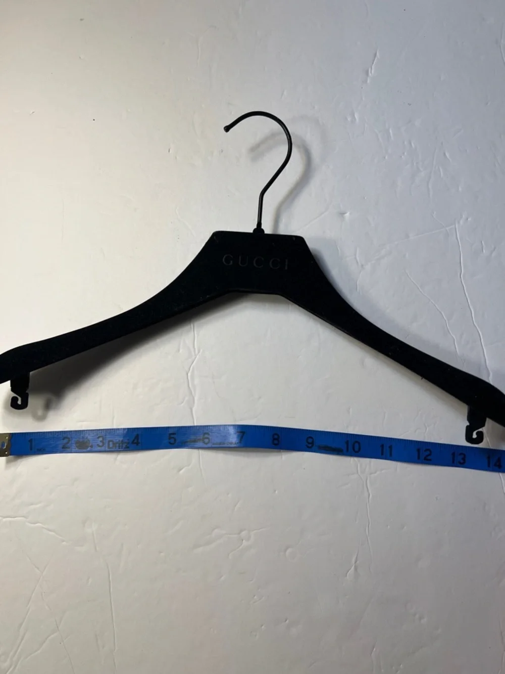 Gucci Black Velvet Padded Hanger with Logo